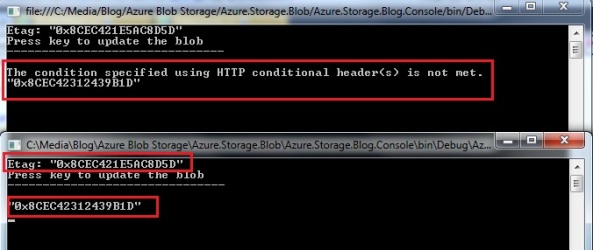 Storing and retrieving data with Windows Azure Blob Storage
