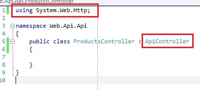 ASP.NET REST Web API with ApiController