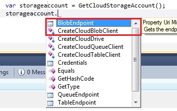 Storing data with Windows Azure Blob Storage with permissions and metadata