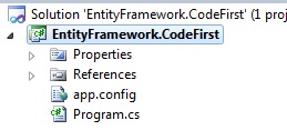 Entity Framework code first